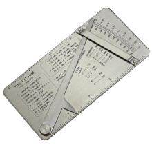 RIVERWELD Pipe Pit Welding Gauge Gage Test Ulnar Welder Inspection Range is 0 to 1/2 in 1/64 & .010 Increments Inch