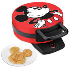 Máquina de Waffles Mickey Mouse de Disney por Select Brands - Plancha Premium - Utensilios de Cocina para Amantes de Disney