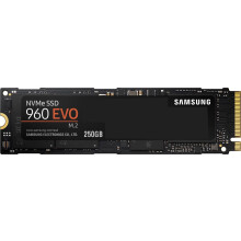 Samsung 960 EVO Series - 250GB PCIe NVMe - M.2 Internal SSD (MZ-V6E250BW)