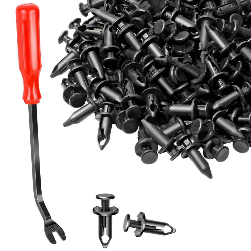 Moveland Lot de 120 clips de fixation pour garde-boue UTV ATV 8 mm, rivets    pousser, fixations compatibles avec RZR, Kawasaki, TRX, Honda, Suzuki et