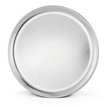 New Star Foodservice 51025 Aluminium pizzapan van restaurantkwaliteit, bakplaat in coupestijl, 12 inch, set van 6
