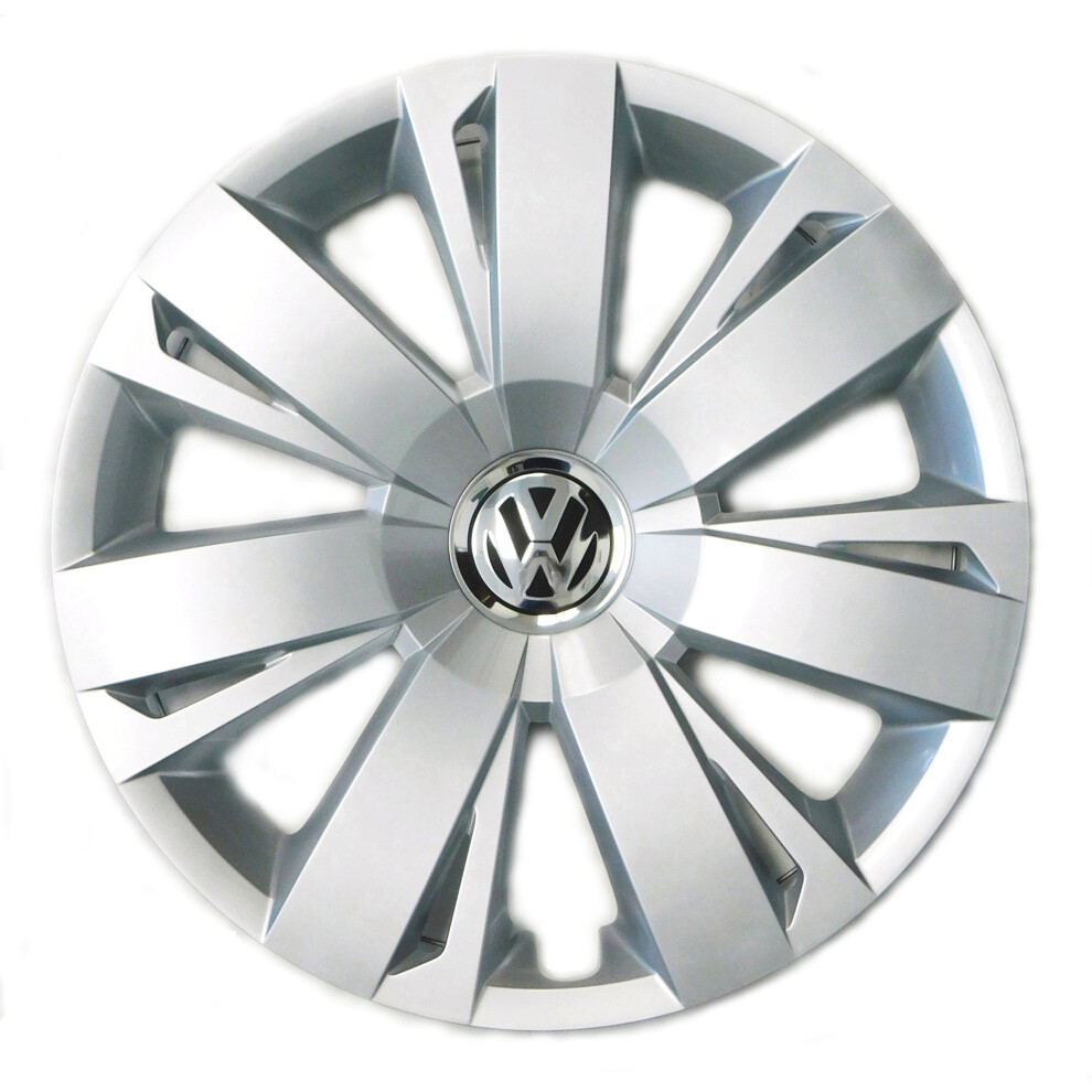 Volkswagen Genuine Oem Vw Single Hubcap Jetta-Sedan 2011-2014 Cover Fits 16-Inch Wheel 5C0-601-147-A-Qlv