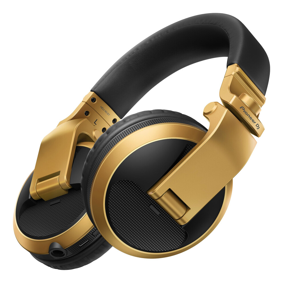 Pioneer DJ HDJ-X5BT-N Over-Ear DJ Headphones with Bluetooth  Gold