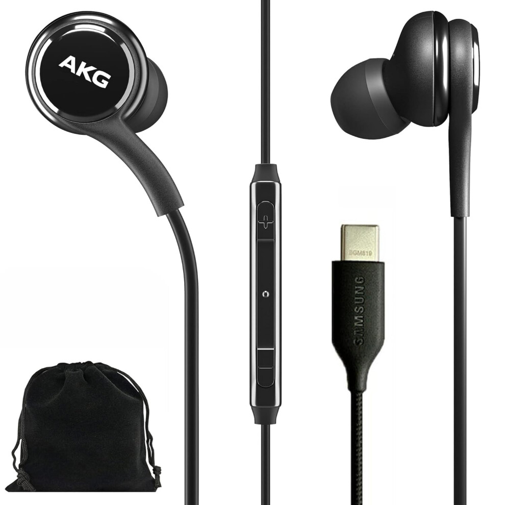 Photos - Headphones Samsung AKG Earbuds Original USB Type C in-Ear Earbud  with Remote & Mic for Galaxy A53 5G S22 S21 FE S20 Ultra No 