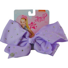 JoJo Girls Siwa Signature Collection Lavender w/Rhinestones Hair Bow