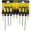 STANLEY STANLEY 60-100A Standard Fluted Screwdriver Set, 10-Piece, Yellow 1