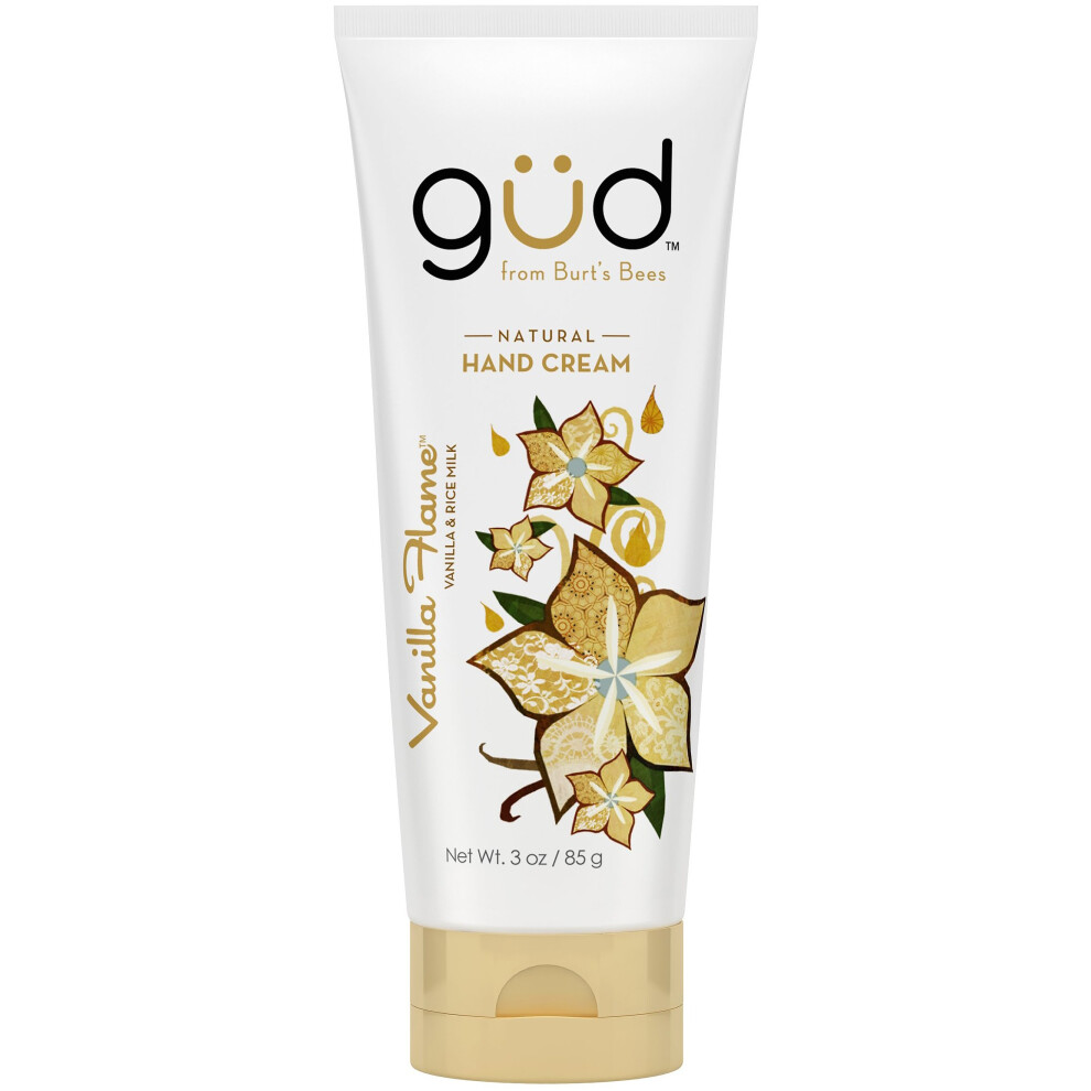 Gud Vanilla Flame Natural Hand Cream  3 Ounces