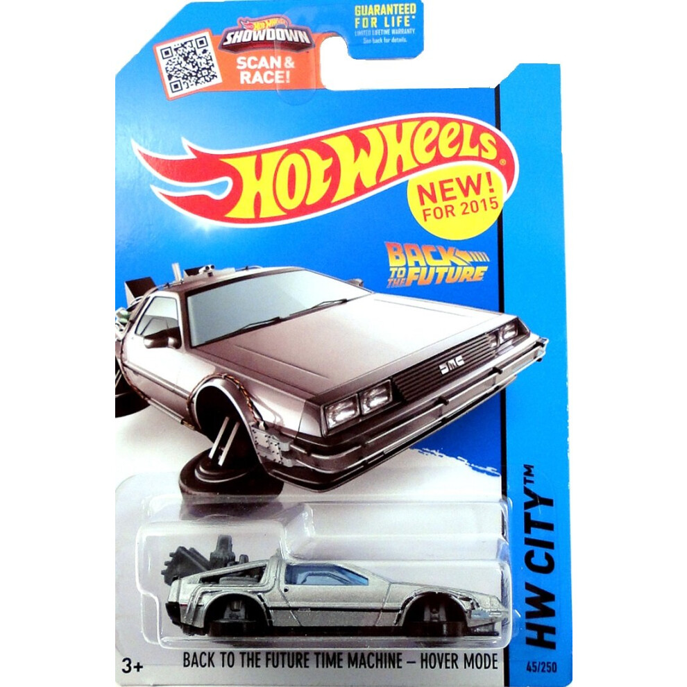 HOT WHEELS 2015 RELEASE BACK TO THE FUTURE TIME MACHINE HOVER MODE DIE-CAST