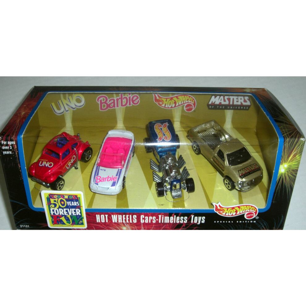 Hot Wheels Toys R Us Exclusive Timeless Toys Set # 3(1998 Issue)