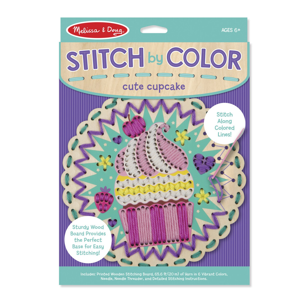 Melissa & Doug Stitch by Color - Cute Cupcake