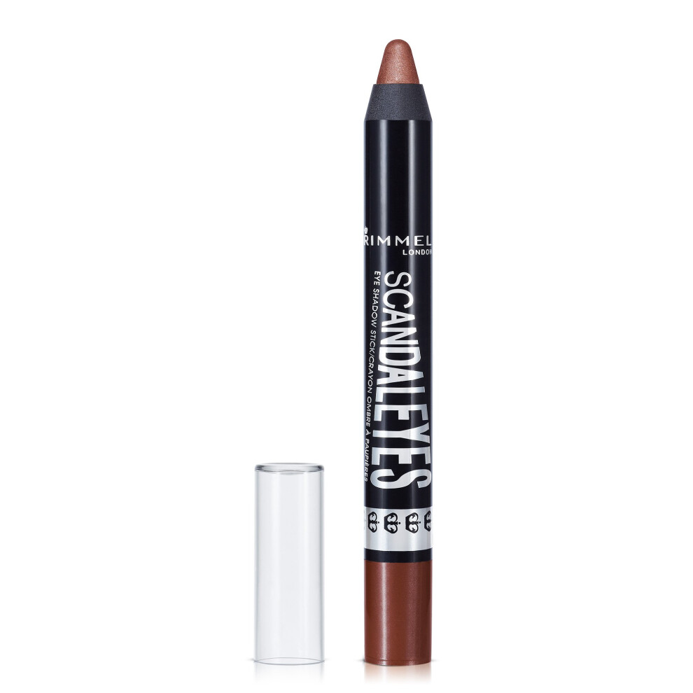 Rimmel Scandaleyes Shadow Stick  Bad Bronze Eye Shadow Pencil for Long Wear and Easy Application  no Eye Shadow Brush Required (Pack of 1)