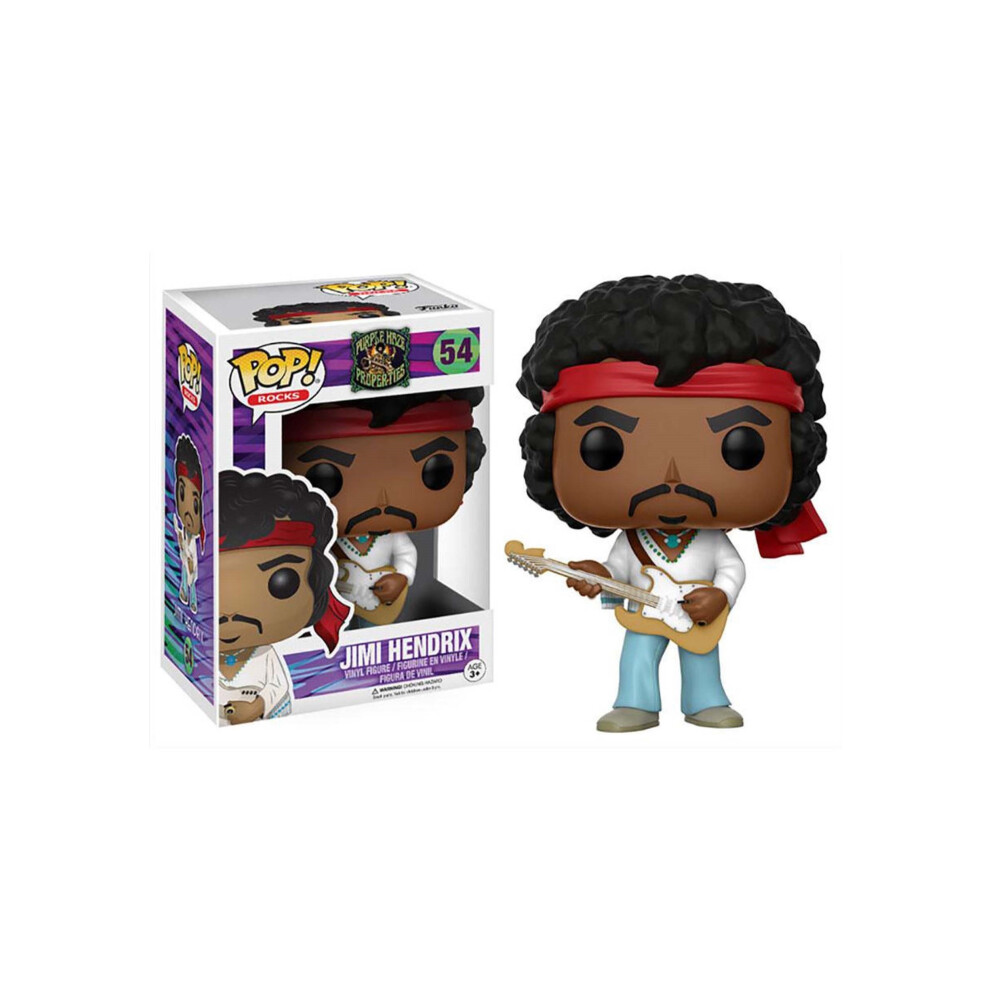 Funko Pop Rocks: Music - Jimi Hendrix Woodstock Toy Figure