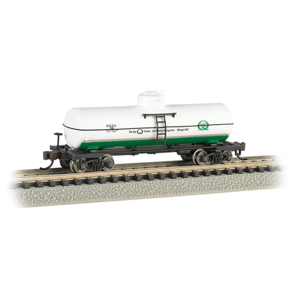 Bachmann Industries Acf 36'-6"" 10 000-Gallon Single-Dome Tank Car Quaker State  N Scale