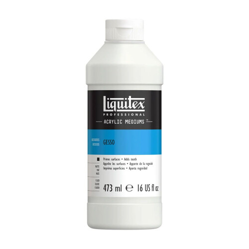 Liquitex Professional Gesso Surface Prep Medium 473ml (16-oz) Wit