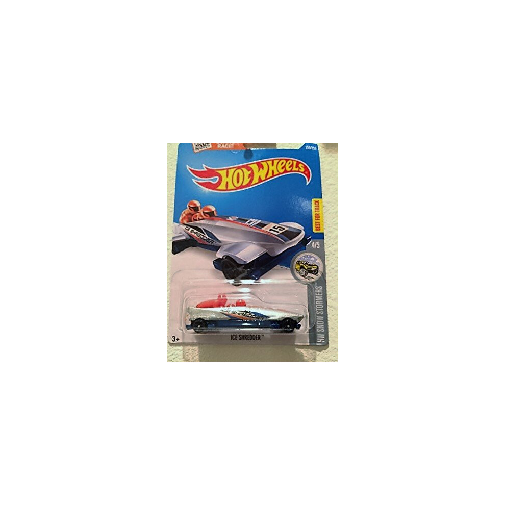 2016 Hot Wheels ICE SHREDDER Blue HW Snow Stormers 4/5 Best for Track