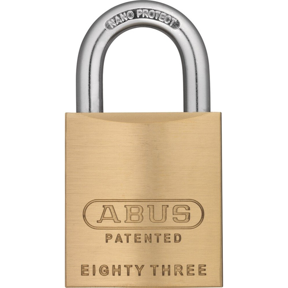 ABUS 80010 Rekeyable Keyed Different Padlock  Bronze and Steel