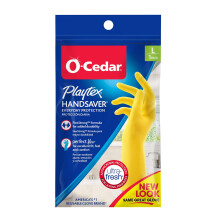 Playtex HandSaver Reuseable Rubber Cleaning Gloves (Large Pack - 1) Everyday Protection Reusable Household Gloves