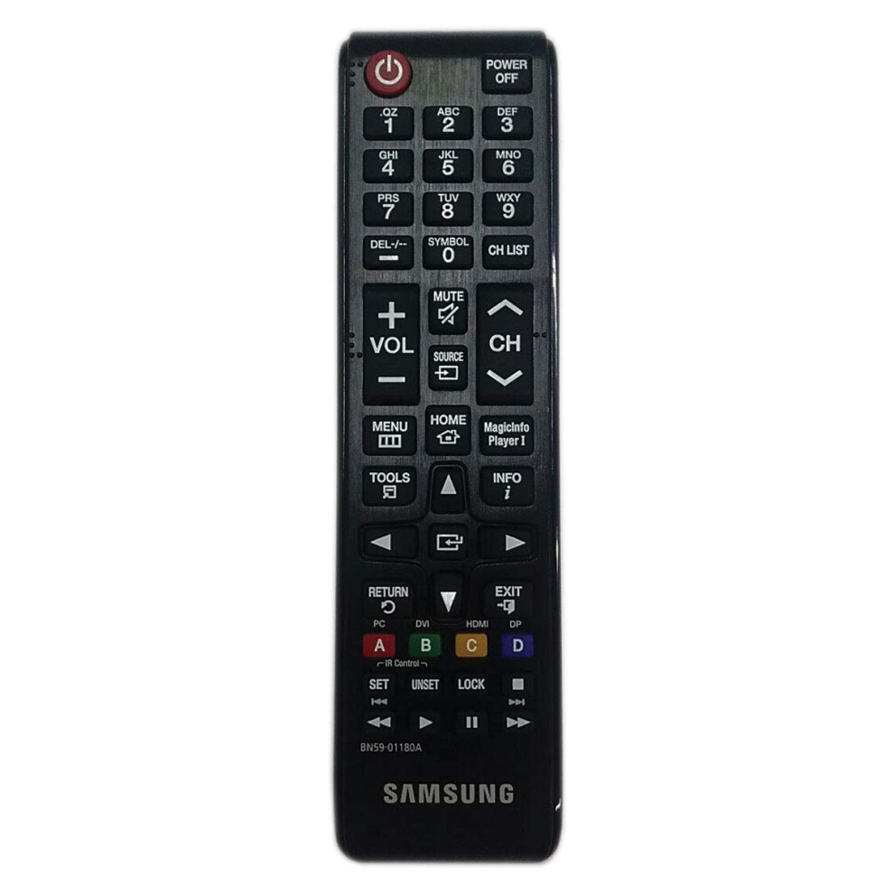 Samsung BN59-01180A Replacement TV Remote Control Black