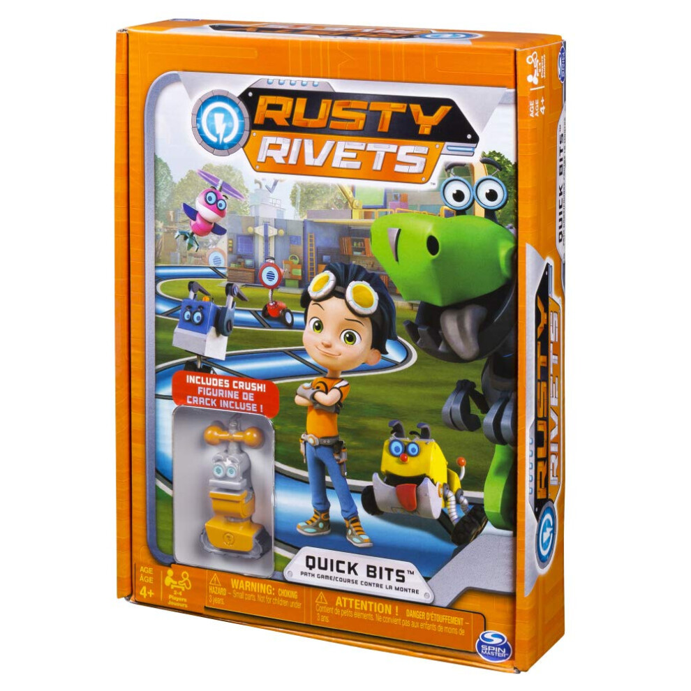 Rusty Rivets - Quick Bits Path Game Board Game with Crush Figure