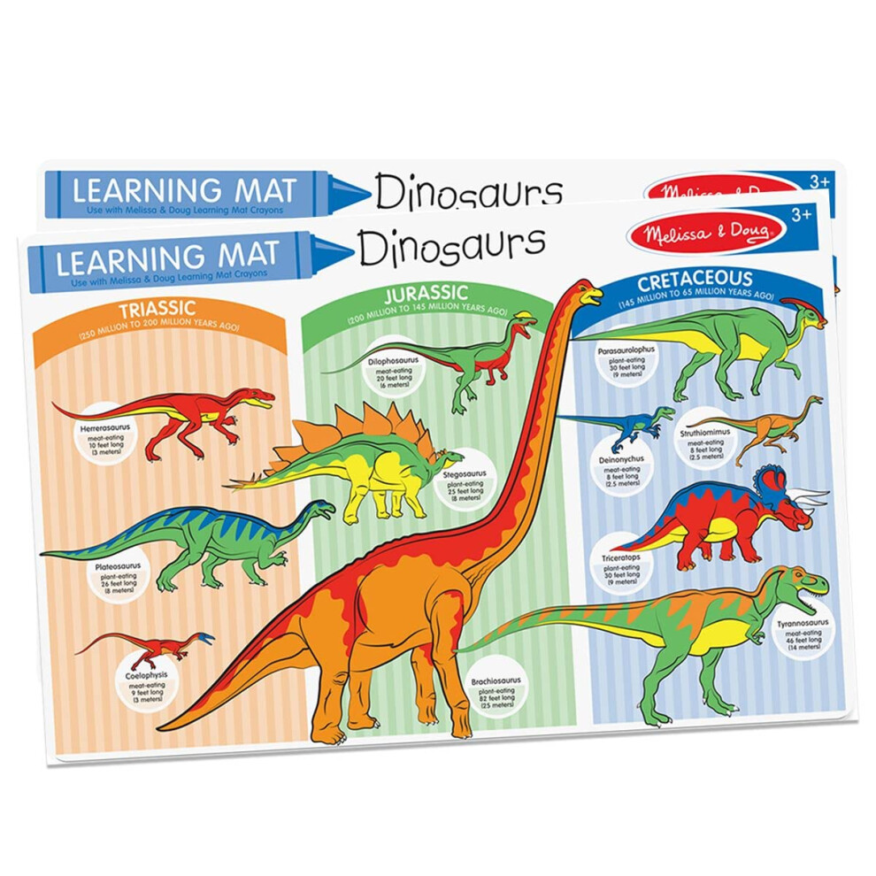 Melissa & Doug Dinosaurs Write-a-Mat