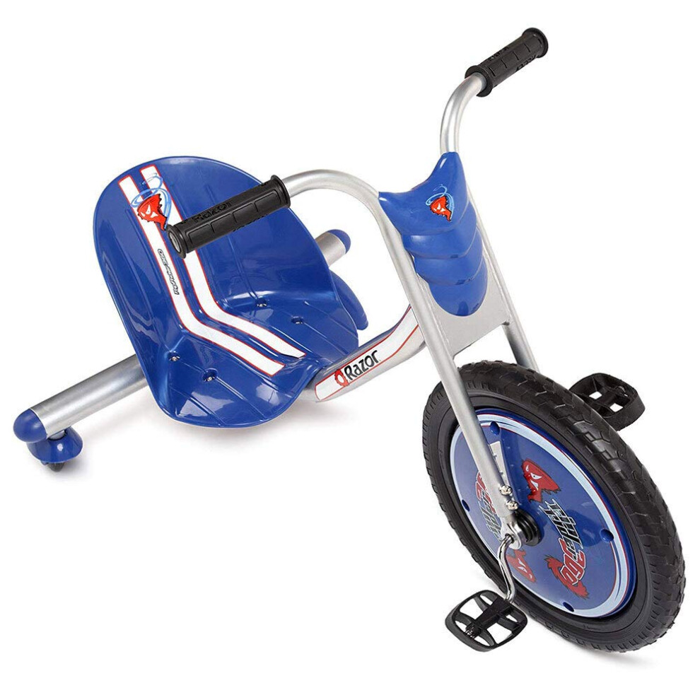 Razor RipRider 360 Caster Trike for Kids Ages 5+ - Lightweight  Rubber Handlebars  Steel Frame  for Riders up to 160 lbs