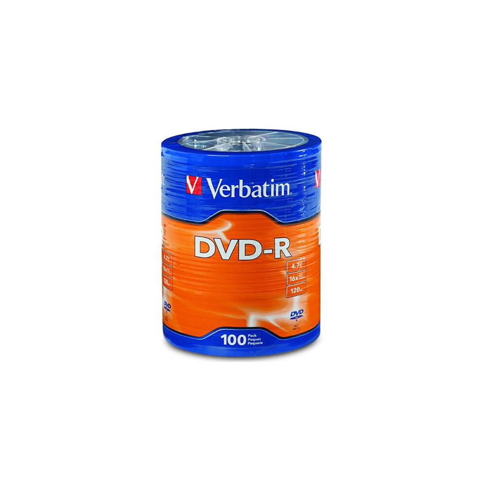 Verbatim 96525 100 Pack 16X DVD-R