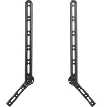 VIVO Universal Sound Bar Steel Bracket Speaker Mount Above or Below Wall Mounted TV Fits Behind 23 to 65 inches Screens 33 lbs. Capacity Mount-SPSB
