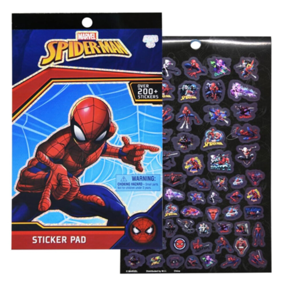 Disney Spiderman 4 Sticker Pad with Over 270 Stickers