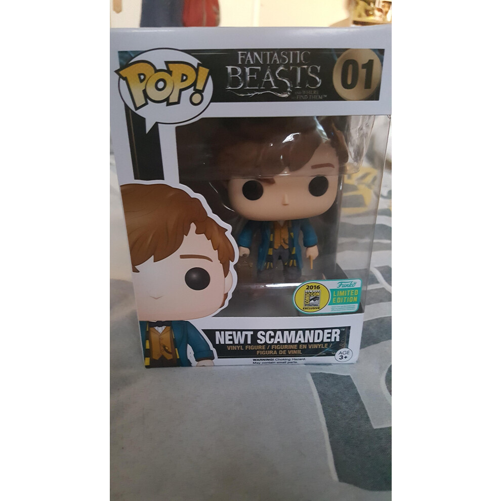 SDCC 2016 Exclusive Fantastic Beasts Newt Scamander POP! Vinyl Figure