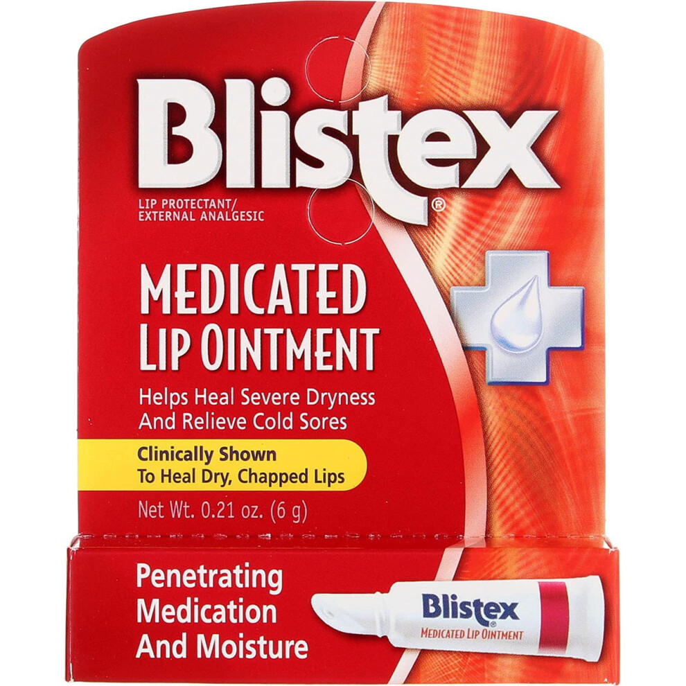 BLISTEX Medicated Lip Ointment  0.21 Oz (Pack of 3)