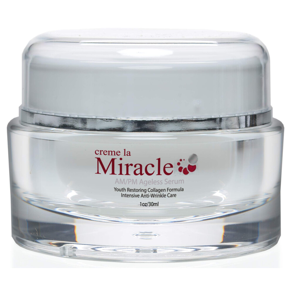 Creme De La Creme Creme La Miracle Am/Pm Ageless Serum- Premium Anti-Aging Skincare- Deeply Hydrate Skin While Reducing Appearance Of Fine Lines And Wrinkles