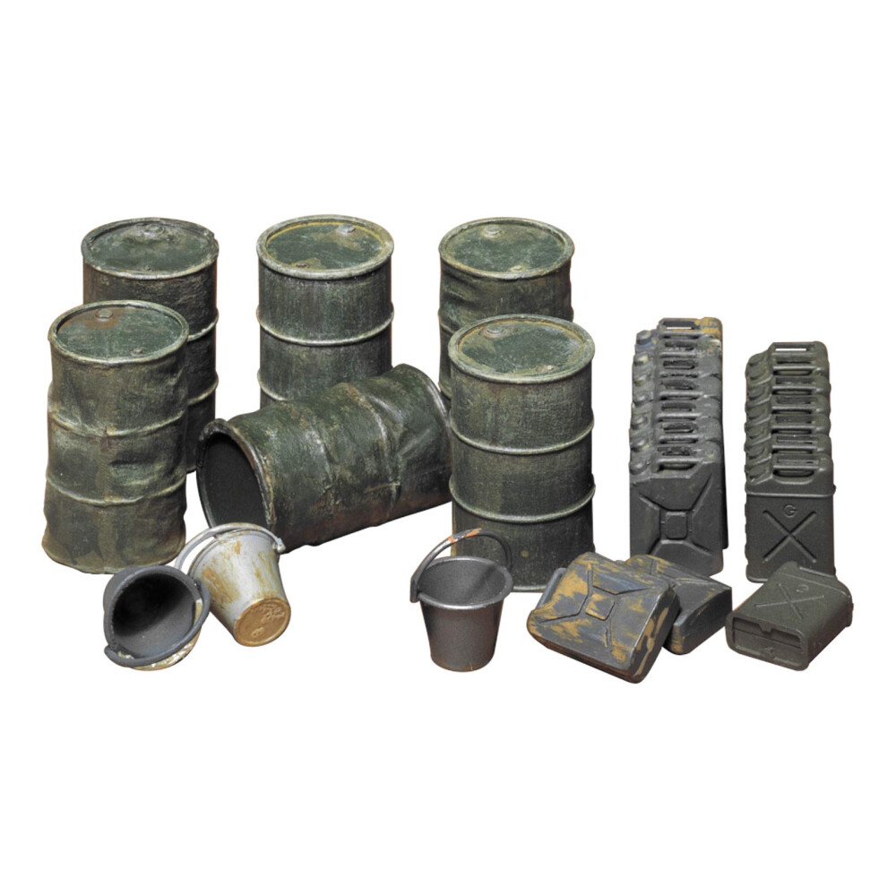 Tamiya Models Oil Drums/Jerry Cans/Buckets