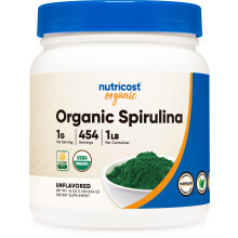 Nutricost, Bio-Spirulina, Natur, 16,2 oz (454 g)