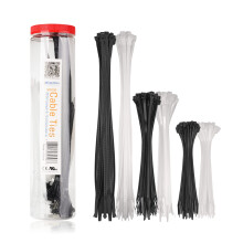 Cable Matters 200-Pack Cable Ties for Indoor and Outdoor 6 8 12-Inch Self-Locking Nylon Zip Ties Assorted Sizes Wire Ties Tie Wraps for Multiple