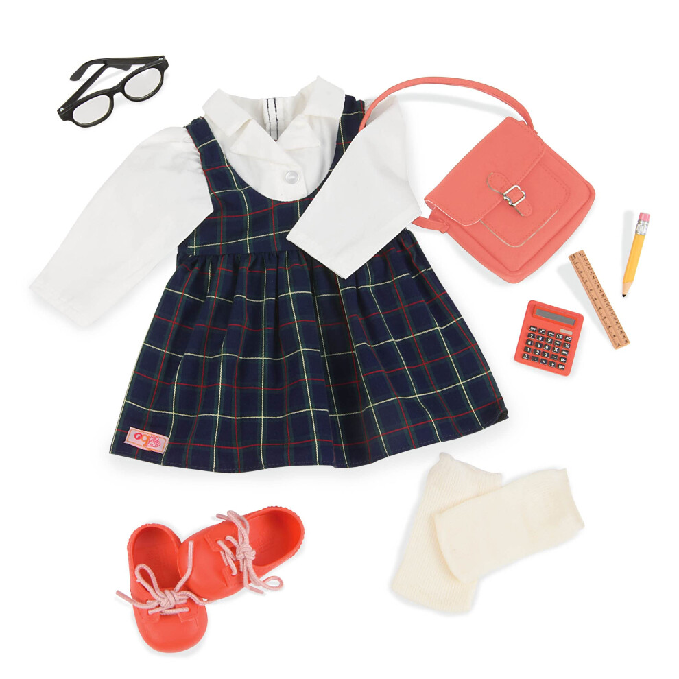 Our Generation by Battat- Perfect Score School Uniform Deluxe Doll Outfit- Doll Clothes & Accessories for 18"" Dolls- for Age 3 Years & Up