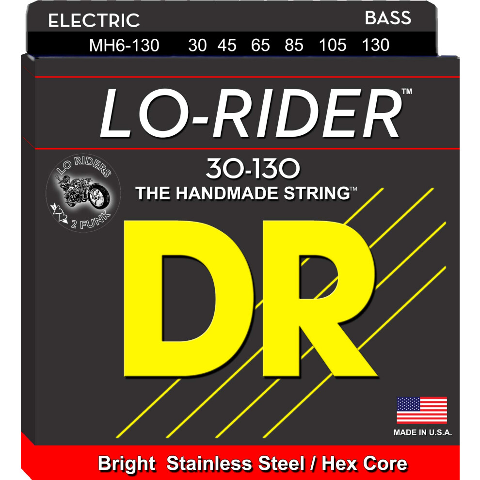 Dr Strings MH6130 Corde Per Basso A 6 Corde Lo-Rider (30-130)-image
