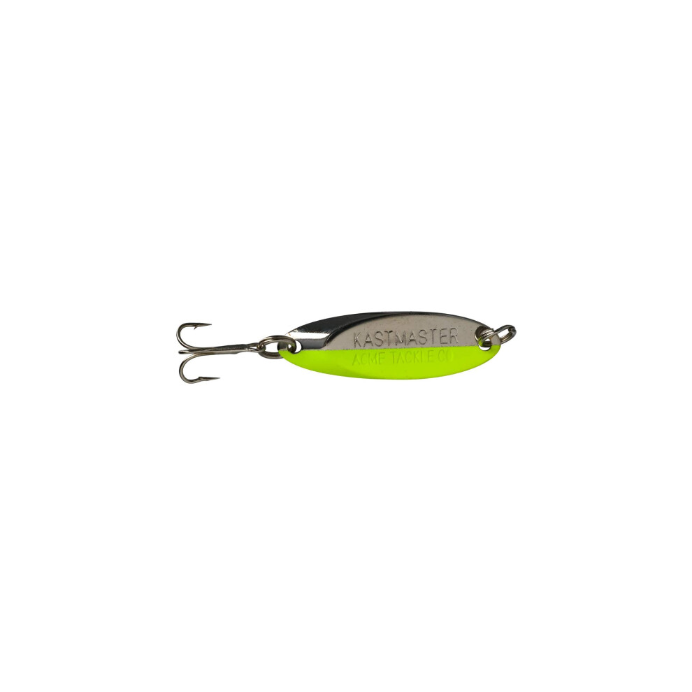 Acme Spoons Freshwater SW105/CHCS Kastmaster Spoon  13/8""  1/8 oz  Chrome & Chartreuse