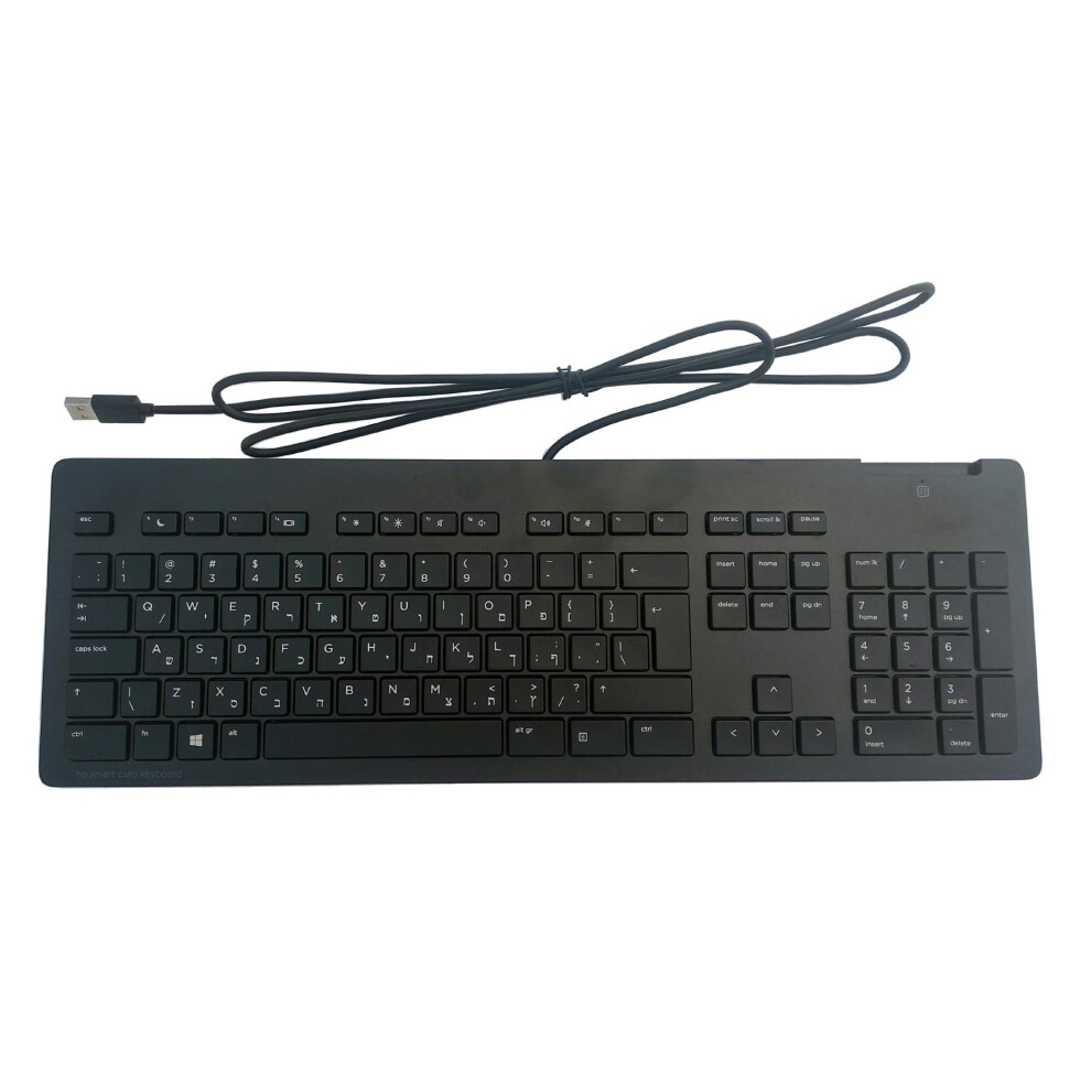 HP Z9H48AT#ABA Business Slim Wired Keyboard USB  Black