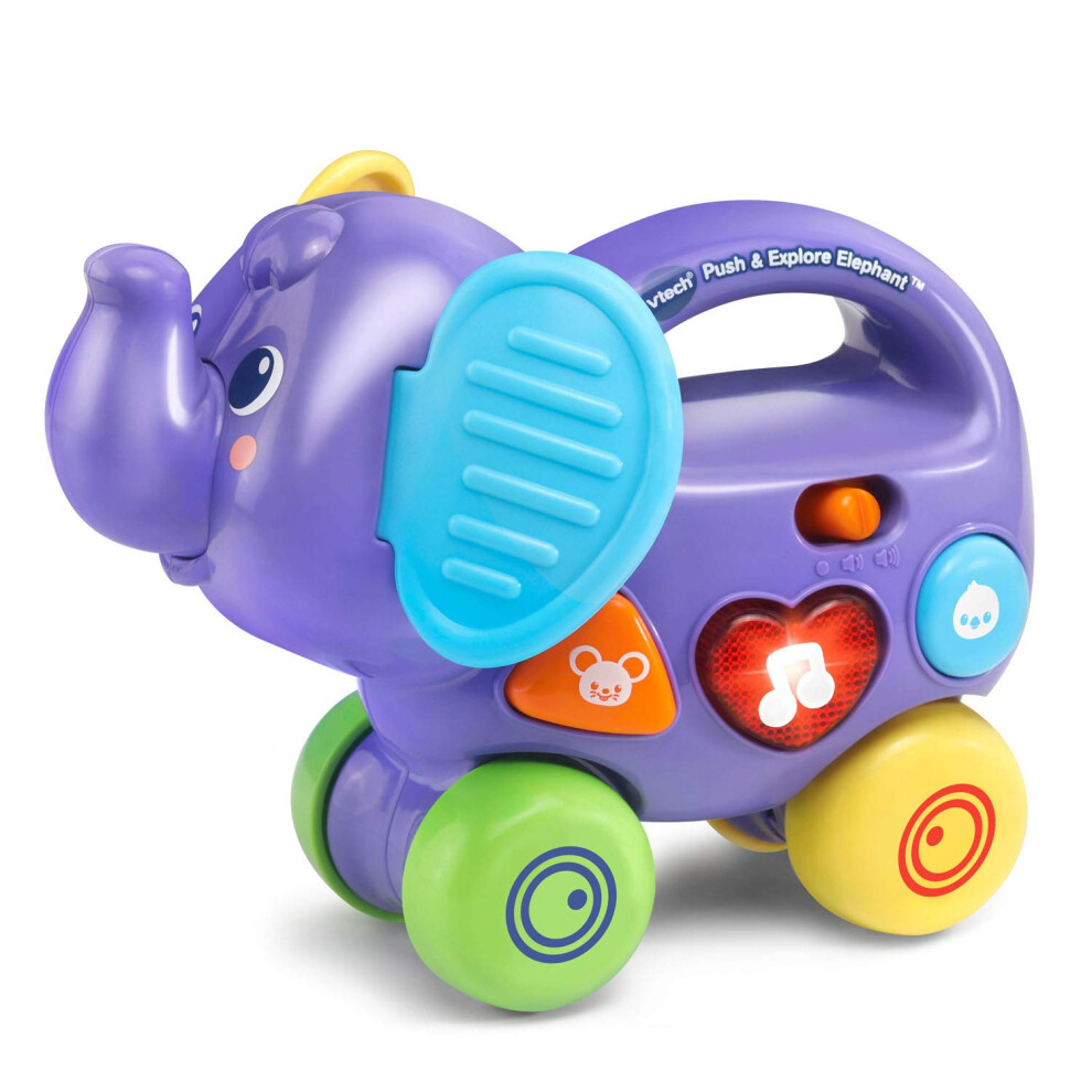 VTech Push & Explore Elephant  Purple