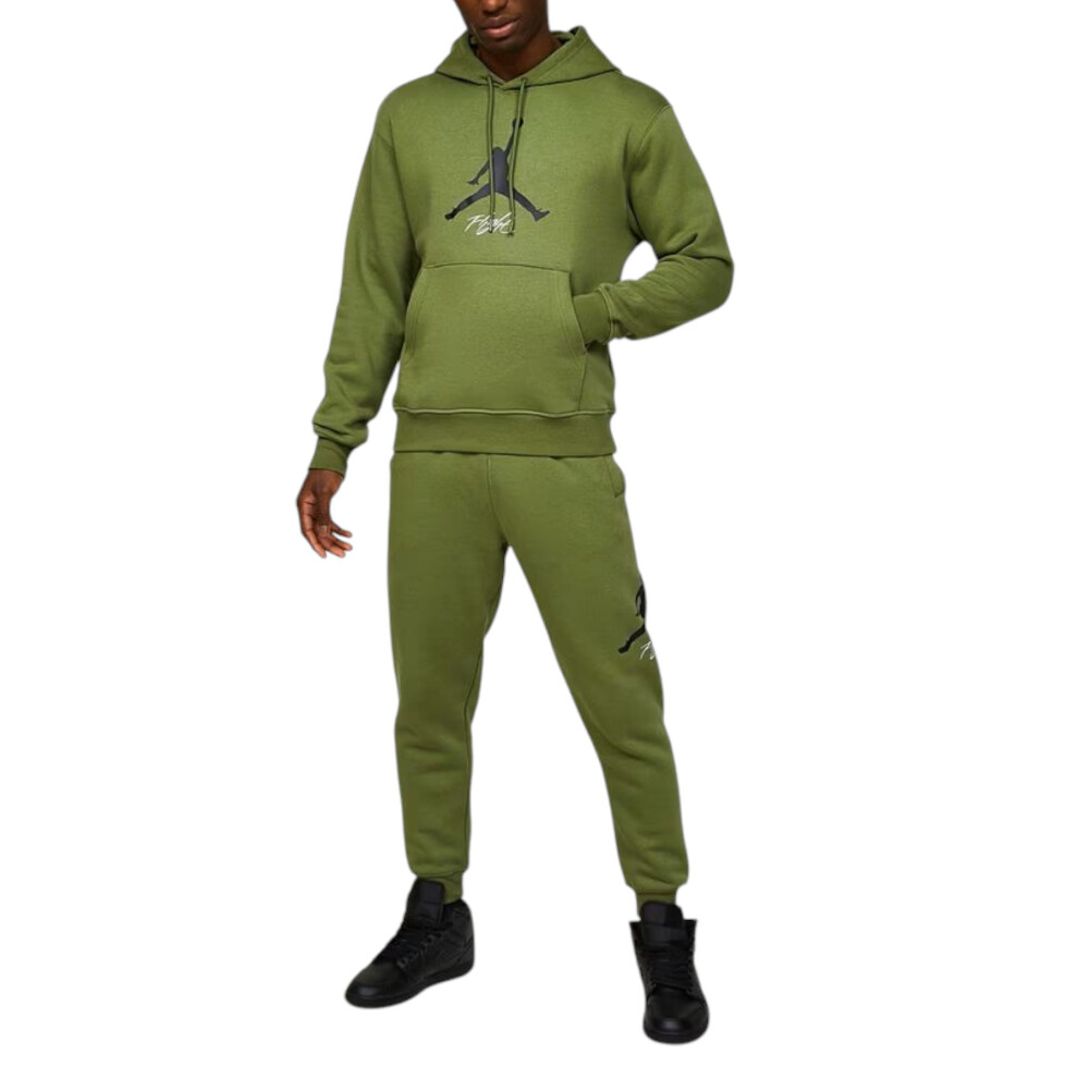 (Olive, M) NIKE FD7545 Mens Tracksuits Sweat Hoodie Jogger