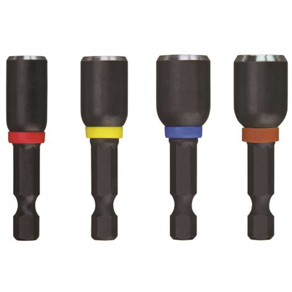 Shockwave Mag Nut Driver Set (1/4""  5/16""  3/8""  7/16"")