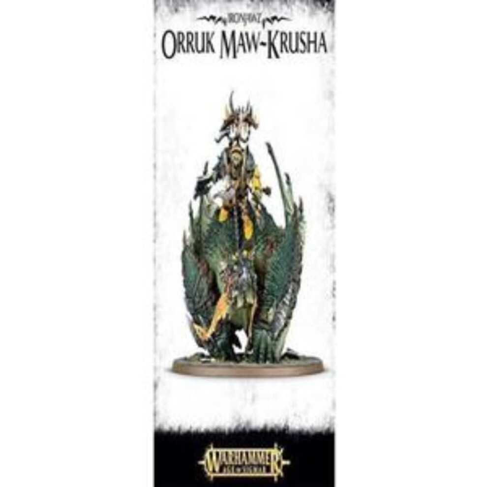 Games Workshop Warhammer AoS - Ironjawz Megaboss on Maw-krusha 99120209032 Black