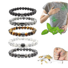 5pcs Smoking Cessation Bracelet, Magnetic Anti-smoking Bracelet, Anti-smoking Magnetic Therapy Bracelet, Smoking Cessation Bracelet, Anti-anxiety Brac