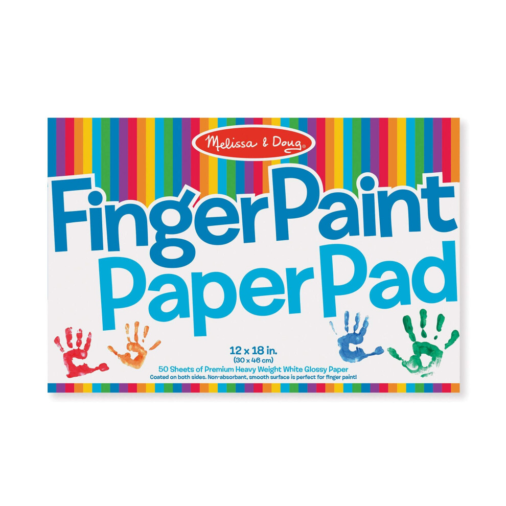 Melissa & Doug Finger Paint Paper Pad (12""x18"")