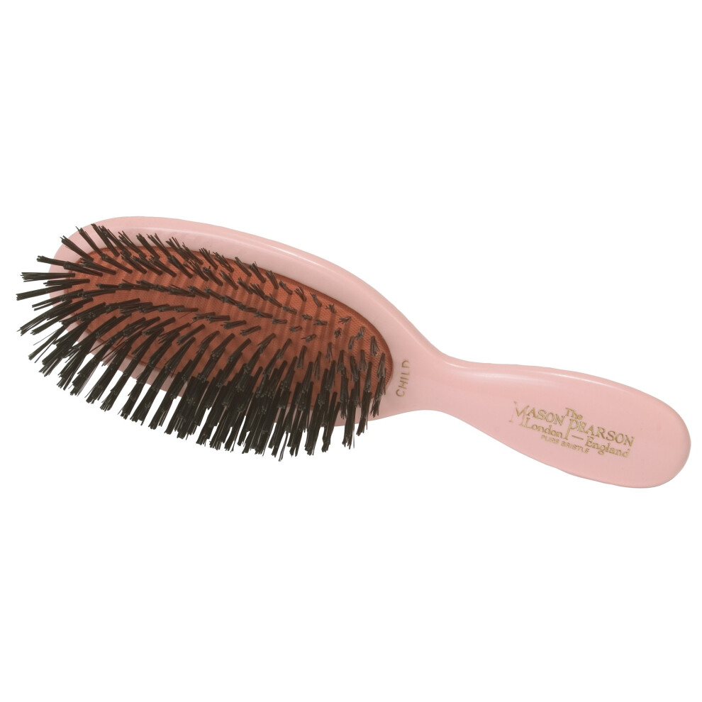 CHILDS PINK SENSITIVE BRISTLE HAIR BRUSH