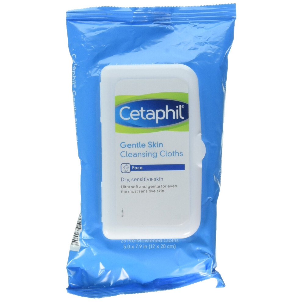 Cetaphil Gentle Skin Cleansing Cloths  25 Sheets  (Pack of 2)