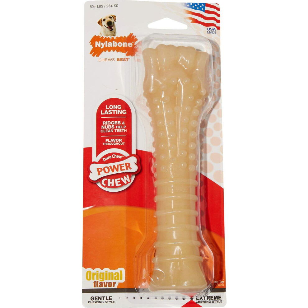 Nylabone Long Lasting Durable Chew Dog Bone (X-Large/Original Flavor)