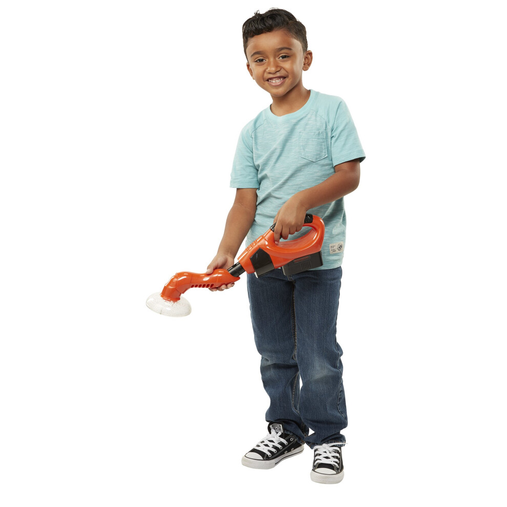 Black + Decker Jr. Grass Trimmer Kids Outdoor Yard Play Tools