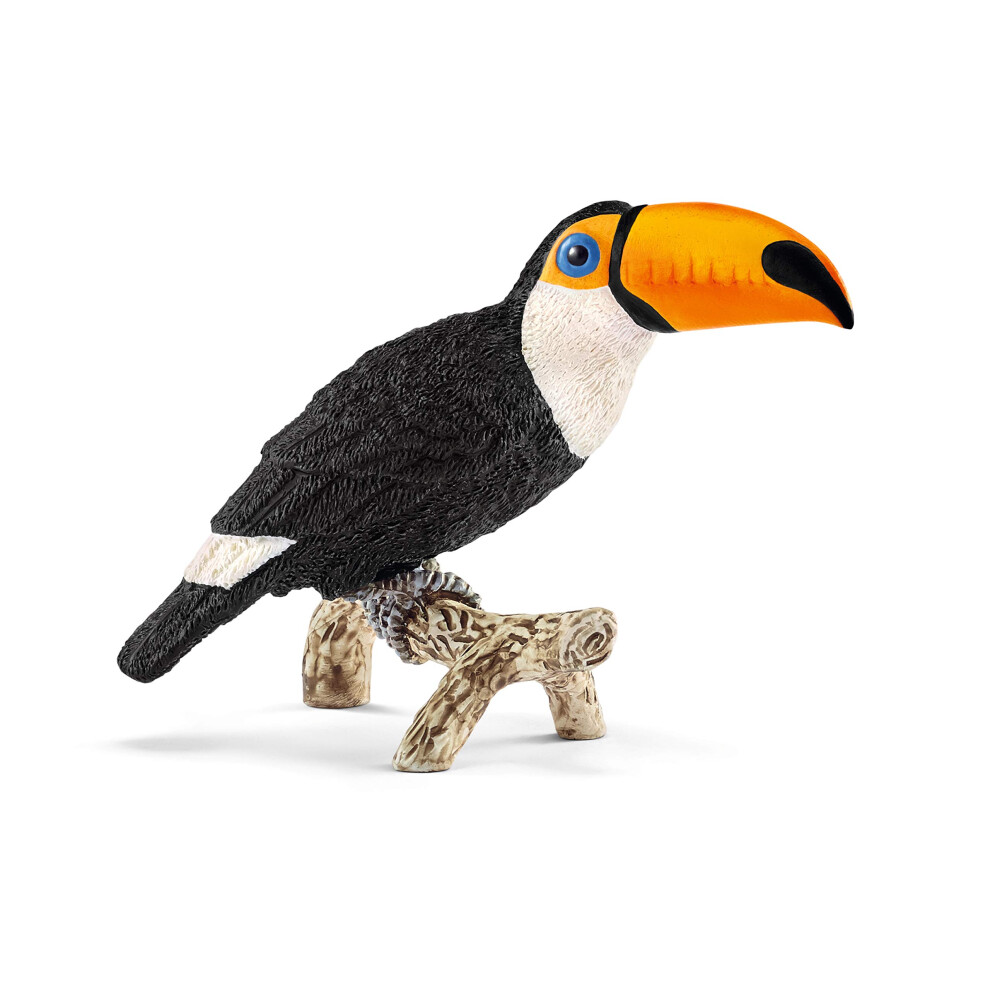 Schleich Wild Life  Animal Figurine  Animal Toys for Boys and Girls 3-8 Years Old  Toucan