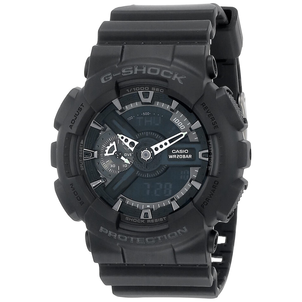 Casio G-Shock Ana-digi World Time Black Dial Men's watch #GA110-1B